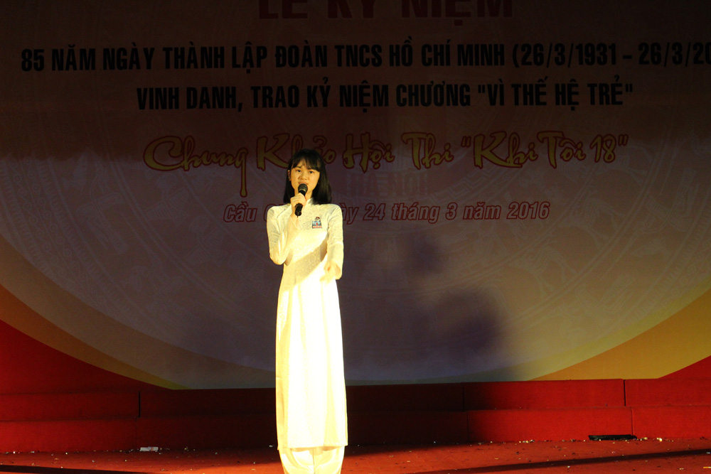 Phó Bí thư Nguyễn Hoài Anh tham gia phần thi